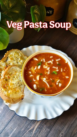 991K views · 7.4K reactions | Cafe Style Veg Pasta Soup In 15 Minutes | Healthy Italian Soup In Indian Style #souprecipe #cooking #recipe #comfortfood | Madhavi's Kitchen | Facebook