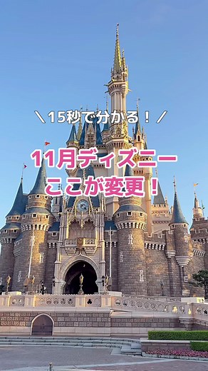 11月ディズニー♣️最新情報：ショーDPA導入＆新ナイトショーReachfortheStars！