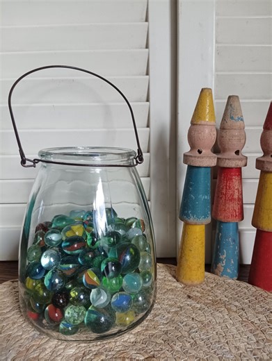 Antique Glass Jar and Vintage Marbles, Jar Glass Marbles, Mixed Old Marbles, Random Mix, Glass Marbles, Cat's Eye Marbles 1.7kg - Etsy Australia