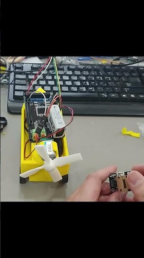 DIY 3D Printed Propeller Car Test #seedlab #arduino #3dprinting #diy #propeller #experiment #aerocar