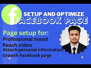 "How to Professionally Optimize Your Facebook Page | Complete Facebook Page Setup 2025" ✅