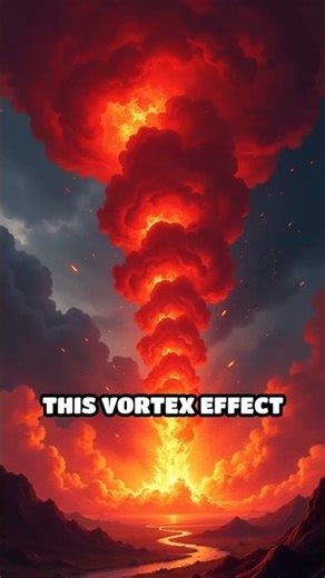 Fire Whirls: Spinning Towers of Flame #sciencefacts #deepsea #physics