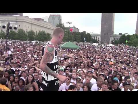 Machine Gun Kelly performs at Ohio's Homecoming
