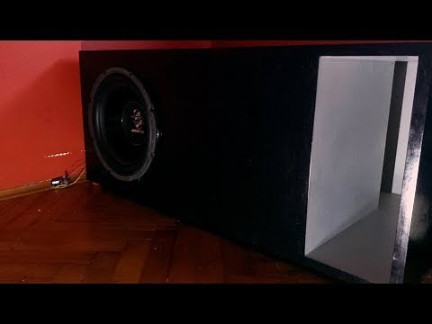 T-Line Subwoofer Box Build - 12” Ground Zero GZTW 30T