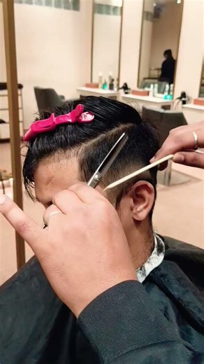 how to use thinning scissor #haircut