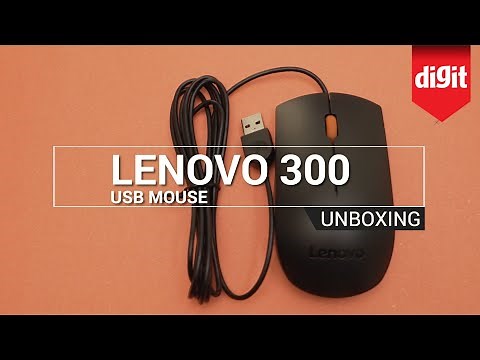 Lenovo 300 USB Mouse Unboxing
