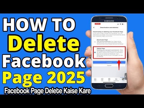How to Delete a Facebook Page | How to Permanently Delete a Facebook Page on Mobile & PC