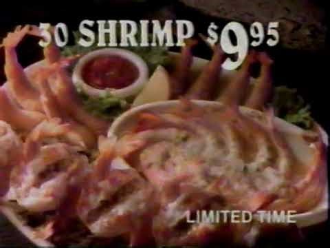 Red Lobster Commercial 1988