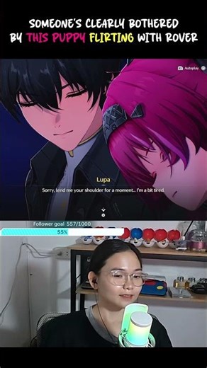 Flirting girl puppy Lupa #wutheringwaves