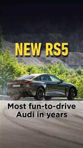 Is the new Audi RS5 exciting to drive? #shorts