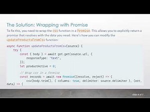 How to Make await Wait for a Function to Finish in JavaScript
