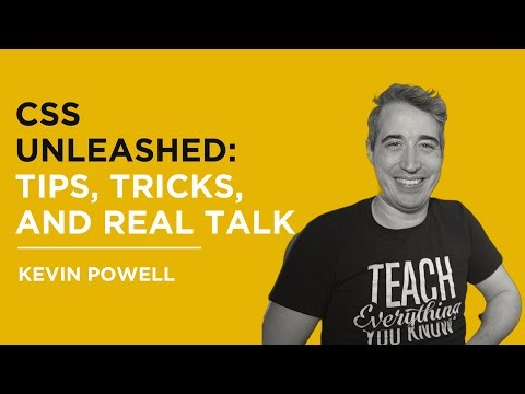 #12 Kevin Powell - CSS Unleashed: Tips, Tricks and Real Talk #css #frontend