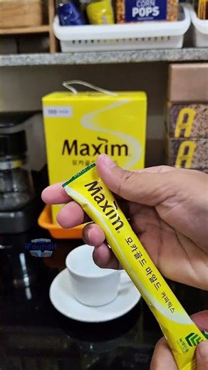 100 Sticks of MAXIM Coffee Mix! ☕ Quick, Delicious & Perfect for Every Coffee Lover #Shorts