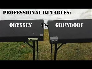 Odyssey VS Grundorf, Professional DJ Tables. *NEW CHANNEL!