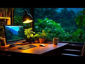 Soothing relaxing music brings calm and happy mood, eliminates anxiety and guides sleep，study music