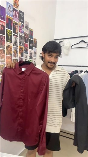 Marron shirt from lunex brand