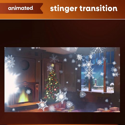 Candlelight Christmas Stinger Transition: Cozy Warm Holiday Theme for Tiktok and Obs/streamlabs - Etsy