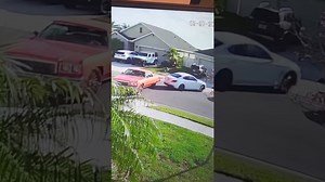 Neighbor hit the donk backing out the driveway