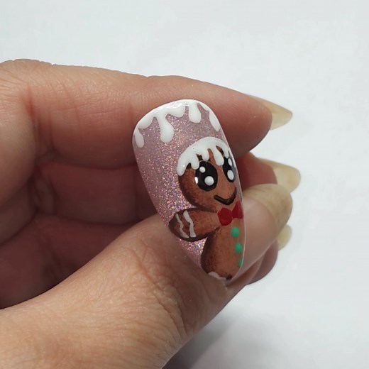 gingerbread nail art | Exotic Nails