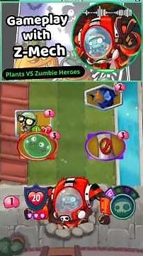 Gameplay com Z-Mech | Plants vs Zombie Heroes.