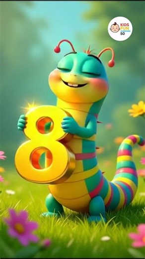 Counting 1 to 10 with Colorful Insects 🐞🐝 | Fun 3D Bold Numbers for Kids learning#shortortsfeed #ai