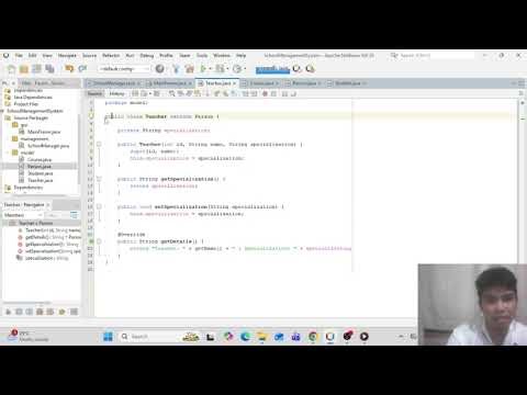School Management System in Java | OOP Implementation with GUI | Laboratory Activity 3