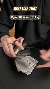 Invisible Card - Card Trick Performance #magic #tricks #tutorial