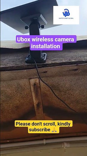 How to install a wireless camera ubox #ytshorts #dji #shorts