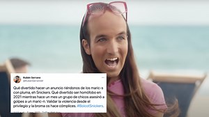 Un anuncio de Snickers desata la polémica por hacer un 'spot' homófobo, y la compañía se ve obligada a retirarlo