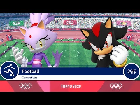Mario & Sonic at the Tokyo 2020 Olympic Games - Blaze/Yoshi Vs. Shadow/Waluigi