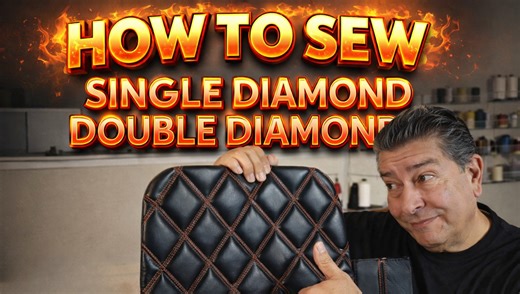 How to sew single and double diamond pleats