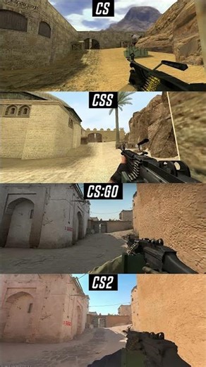 cs 2 vs cs go vs css cs 16, #cs2 #csgo #pov #cs2overpass #standoff2 #faceit #counterstrike #donk #ga