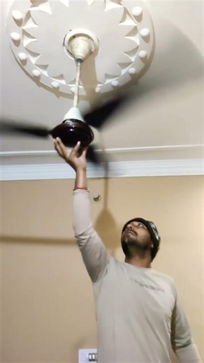 ceiling fan broken sound testing funny #funny #ceilingfan #kipasangin #short