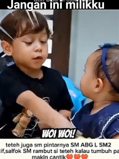 Abang kekalahan sama Teteh minta cium gak diberi bikin ngakak Bunda