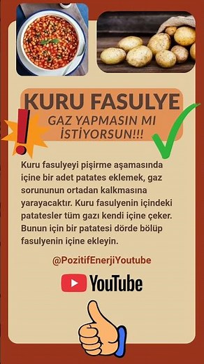 👉 Kuru Fasulye Gaz Yapmasın İstiyorsanız Bunu Deneyin!#kuruFasulye #gazsancısı #doğaltarif