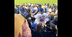 WATCH: Baseball fan knocked out during game brawl despite security intervening * WorldNetDaily * by Around the Web