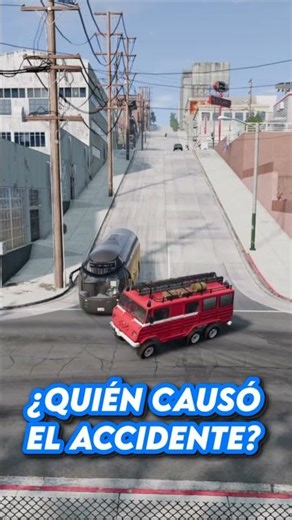 ¿Quien lo ha causado? #cars #gaming #gta #beamng #reels