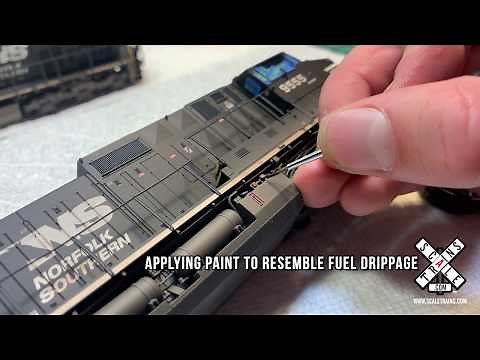 How-To Weathering Series: HO ScaleTrains.com DASH-9 with Josh Clark