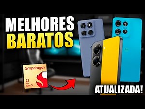 ✅TOP 7 MELHOR CELULAR CUSTO BENEFICIO 2025 | CELULARES BONS E BARATOS!