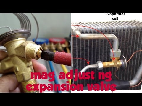 HVAC:Paano mag adjust ng expansion valve (aircon txv,freezer txv,chiller txv,walk in freezer txv)