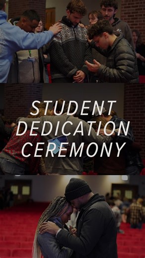 ✨ Student Dedication Ceremony ✨ At the beginning of each semester, new students and their families gather for a special dedication service for a time of prayer to launch students into life at Moody. 💙 Join us in praying for our new students, asking the Lord for provision during their time at Moody and that they would continue to settle in well. 🙏 | Moody Bible Institute