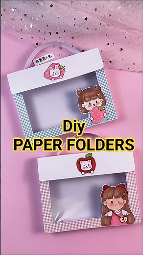 Very Low budget Folders | Diy paper folder #diy #craft #satisfying #art #cute