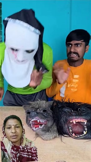 The Mask challenge between brothers took a turn no one expected #shorts #funny #comedy