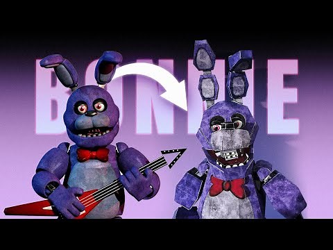 COMO ARMAR A BONNIE DE FIVE NIGHTS AT FREDDY'S EN PAPERCRAFT