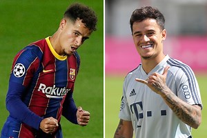 Coutinho body transformation revealed after piling on 9lbs of muscle at Bayern