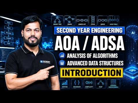 AOA/ADSA Introduction | Analysis of Algorithms & Advanced Data Structures | Nitin Sir