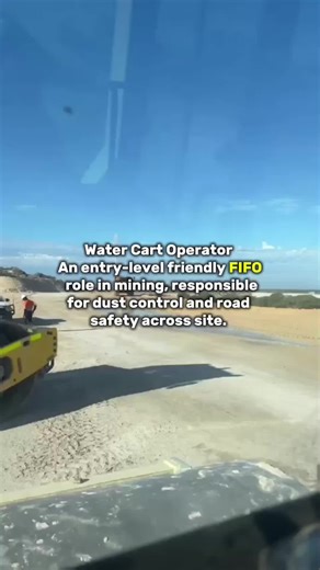 Water cart operators are the unsung heroes of site. Keeping haul roads safe, dust down, and visibility clear so production can keep moving. Long runs, constant awareness, managing water volumes, and working around heavy equipment all shift. It’s not just driving, it’s controlling conditions and keeping everyone safe out there 💧🚜 #fifo #fifoaustralia #watercart