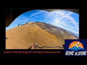 Hang Gliding | Lesson 20 | Dodging Paraglider’s & Fast Descent to Land