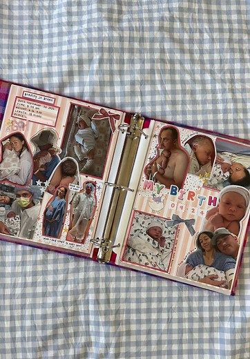 Creating a Beautiful Baby Scrapbook Page