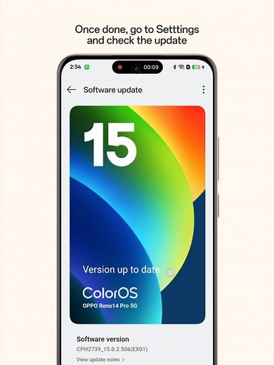 Cómo actualizar el software en un teléfono OPPO